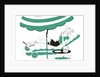 Illustration of a young woman relaxing in chaise longue by Anonymous