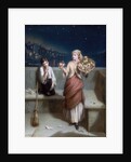 A London Crossing Sweeper and Flower Girl by Augustus Edward Mulready