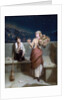 A London Crossing Sweeper and Flower Girl by Augustus Edward Mulready