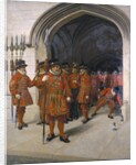 The Yeomen of the Guard Searching the Crypt of the Houses of Parliament by Sir Arthur Temple Felix Clay