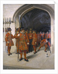 The Yeomen of the Guard Searching the Crypt of the Houses of Parliament by Sir Arthur Temple Felix Clay