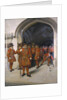 The Yeomen of the Guard Searching the Crypt of the Houses of Parliament by Sir Arthur Temple Felix Clay