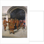 The Yeomen of the Guard Searching the Crypt of the Houses of Parliament by Sir Arthur Temple Felix Clay