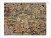 Detail of Stuart period embroidery panel by Anonymous