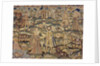 Detail of Stuart period embroidery panel by Anonymous