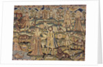 Detail of Stuart period embroidery panel by Anonymous