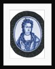 Delft plaque portraying Queen Anne by Anonymous
