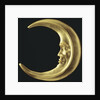 Gilded crescent moon by Anonymous