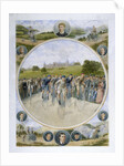 Cyclists at Alexandra Palace, Wood Green, Haringey, London by Anonymous