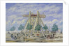 Erection of Cleopatra's Needle by Anonymous