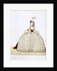 Woman in court dress by Anonymous
