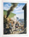 A Viking Raid on a Saxon Village by C.W. Bacon