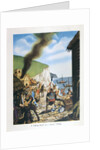 A Viking Raid on a Saxon Village by C.W. Bacon