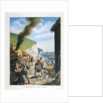 A Viking Raid on a Saxon Village by C.W. Bacon