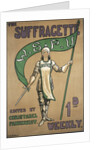 Poster advertising The Suffragette newspaper by Anonymous