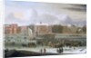 A Frost Fair on the Thames at Temple Stairs by Abraham Hondius