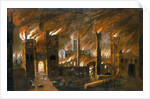 The Great Fire of London, 1666 by Anonymous