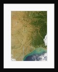 Satellite View of Fires in Texas and Oklahoma by Anonymous