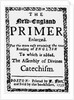 The New England Primer, 1737 by Anonymous