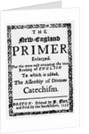 The New England Primer, 1737 by Anonymous