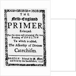 The New England Primer, 1737 by Anonymous