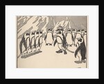 Penguin soldiers by Anonymous