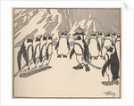 Penguin soldiers by Anonymous