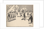 Penguin soldiers by Anonymous