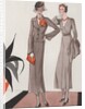 Two women in 1930's fashion by Anonymous