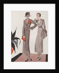 Two women in 1930's fashion by Anonymous