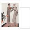 Two women in 1930's fashion by Anonymous