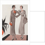 Two women in 1930's fashion by Anonymous