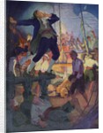 John Paul Jones taunting British troops by Anonymous