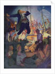 John Paul Jones taunting British troops by Anonymous