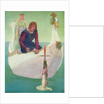 King Arthur receives the Sword Excalibur from the Lady of the Lake by Anonymous