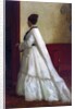 Woman in a White Dress by Eastman Johnson