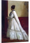 Woman in a White Dress by Eastman Johnson
