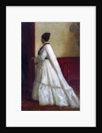Woman in a White Dress by Eastman Johnson