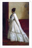 Woman in a White Dress by Eastman Johnson