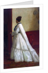 Woman in a White Dress by Eastman Johnson
