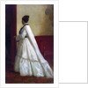 Woman in a White Dress by Eastman Johnson