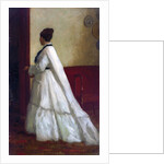 Woman in a White Dress by Eastman Johnson