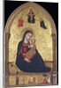 Madonna and Child with the Holy Trinity and the Annunciation by Lorenzo di Bicci