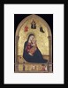 Madonna and Child with the Holy Trinity and the Annunciation by Lorenzo di Bicci