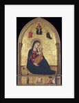 Madonna and Child with the Holy Trinity and the Annunciation by Lorenzo di Bicci