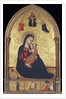 Madonna and Child with the Holy Trinity and the Annunciation by Lorenzo di Bicci