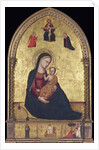 Madonna and Child with the Holy Trinity and the Annunciation by Lorenzo di Bicci