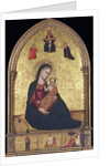 Madonna and Child with the Holy Trinity and the Annunciation by Lorenzo di Bicci