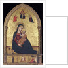 Madonna and Child with the Holy Trinity and the Annunciation by Lorenzo di Bicci