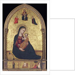 Madonna and Child with the Holy Trinity and the Annunciation by Lorenzo di Bicci